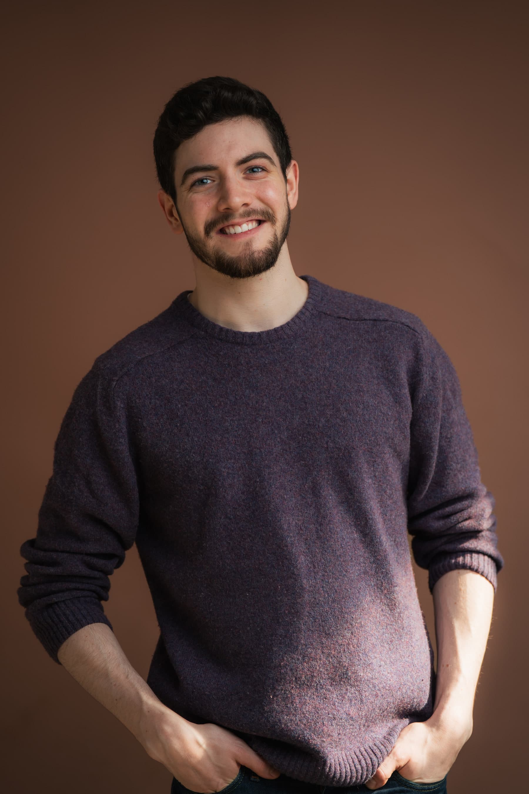 Portrait of Alexander Thow, British countertenor